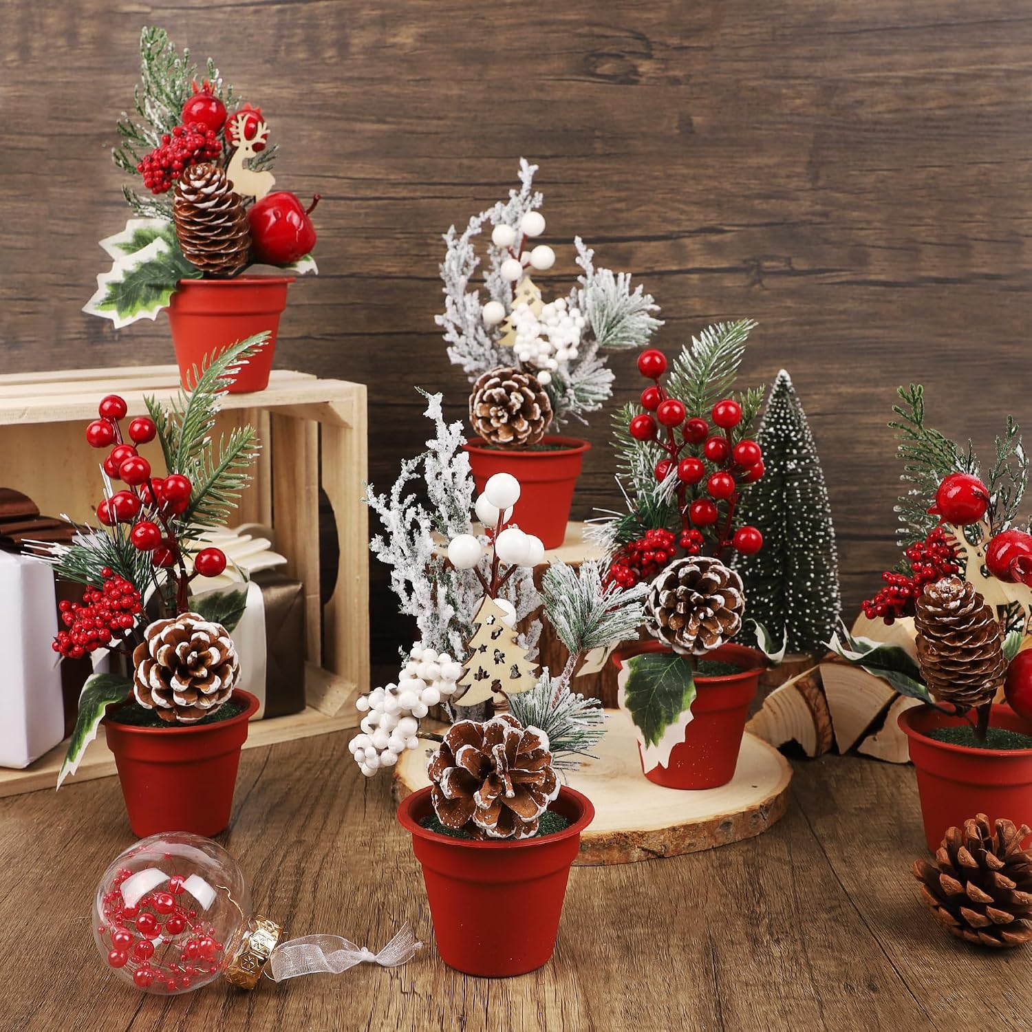 Mini Christmas Tabletop Tree, picture 3 of 5