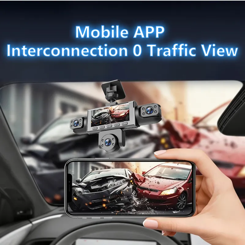 Five Camera Driving Recorder, 1080P High-definition Night