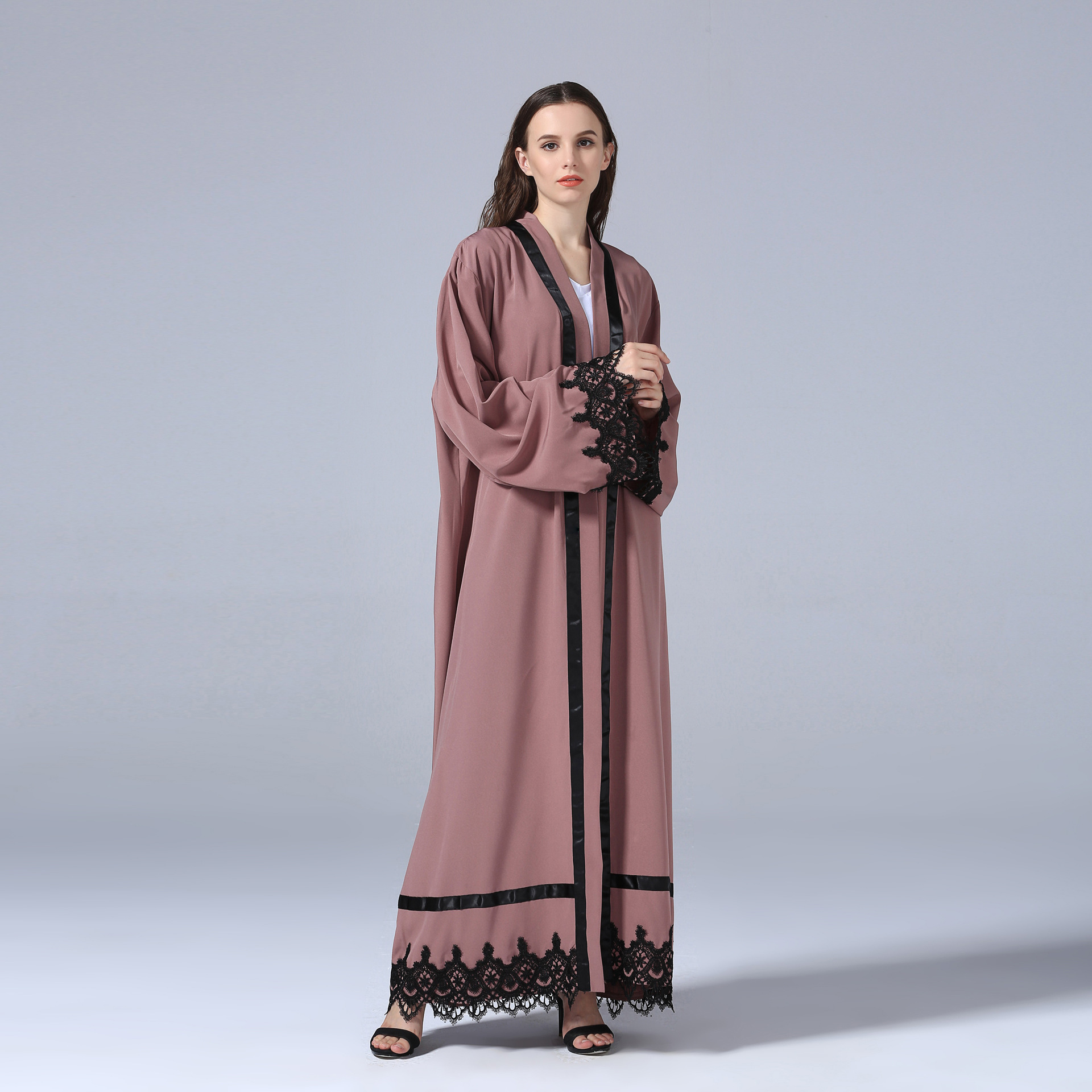 Lace Long Sleeve Maxi Dress
