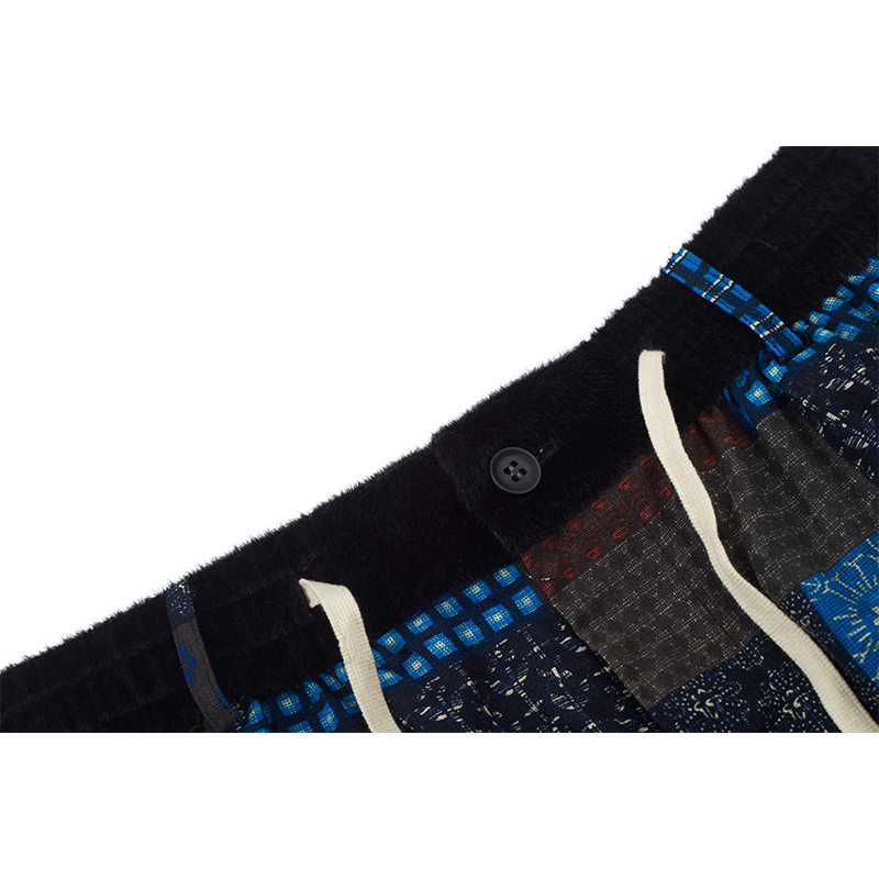 Men's Linen Elastic Waist Panel Sports Basketball Shorts