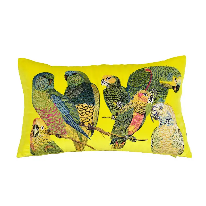 Model House Parrot Relying Bag Light Luxury Modern Lumbar Pillow