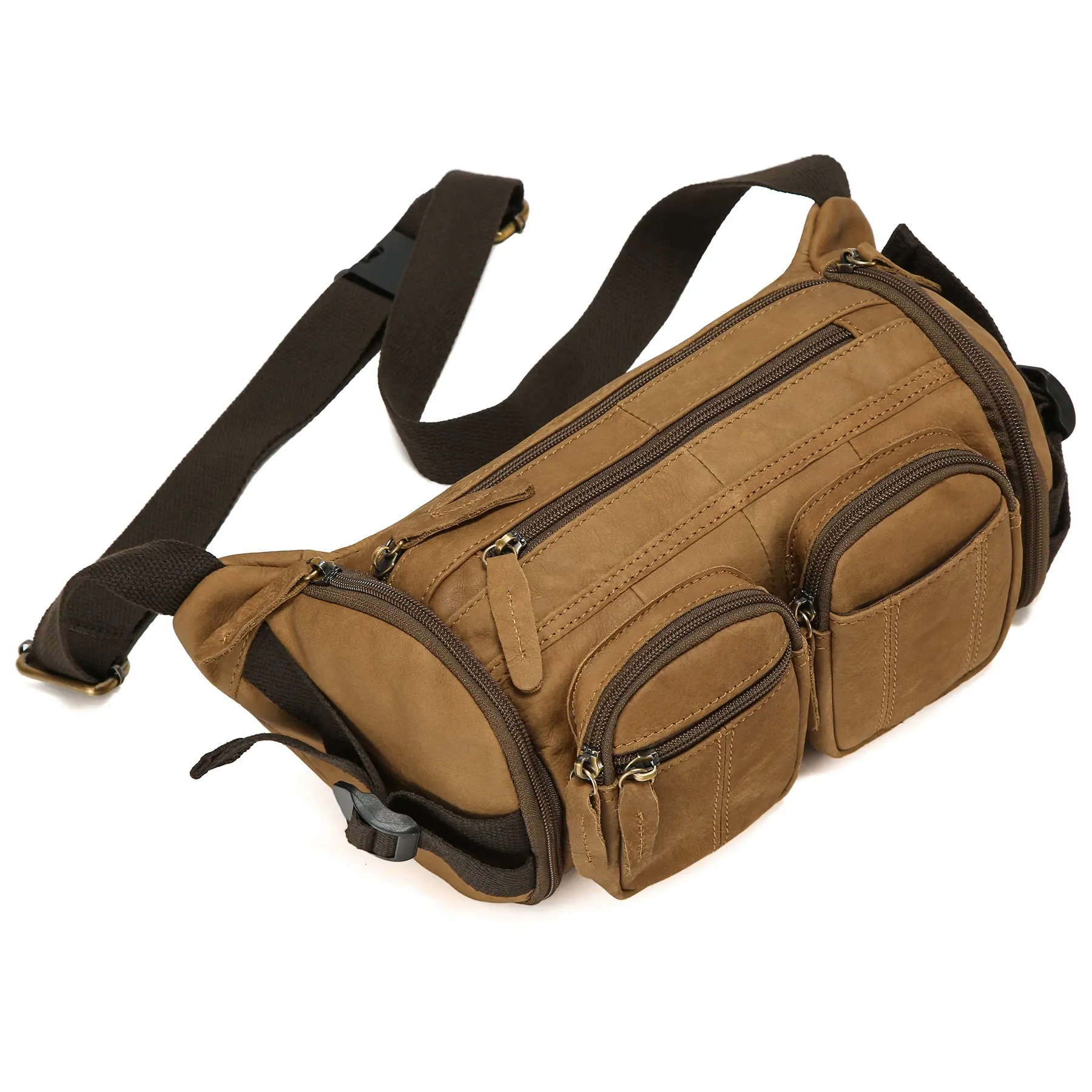 Hot-Selling New Style Frosted Leather Chest Bag