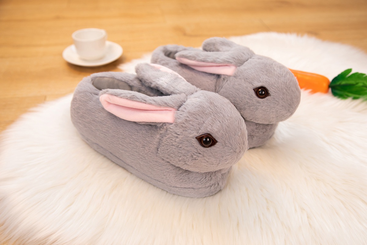 Title 7, Cute Rabbit Hair Cotton Double Eyelid Shoes