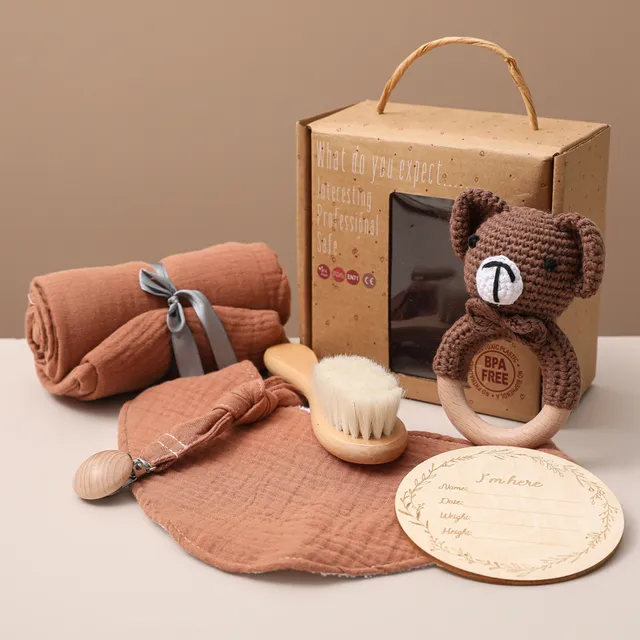 Bopoobo 1Set Bath Toys Set Kid Swaddle Wrap Baby Milestones – image 4