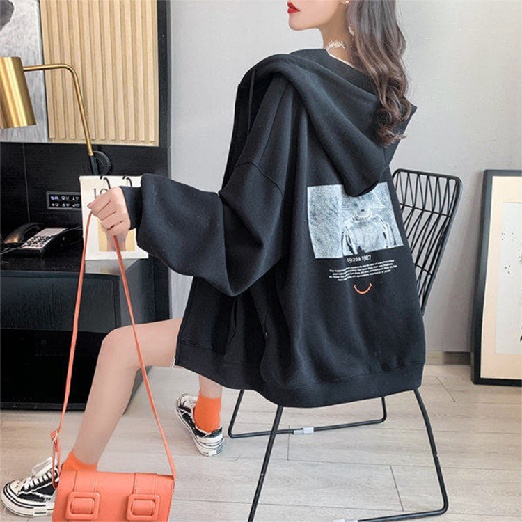 Temperament Hooded Top Plus Size Jacket