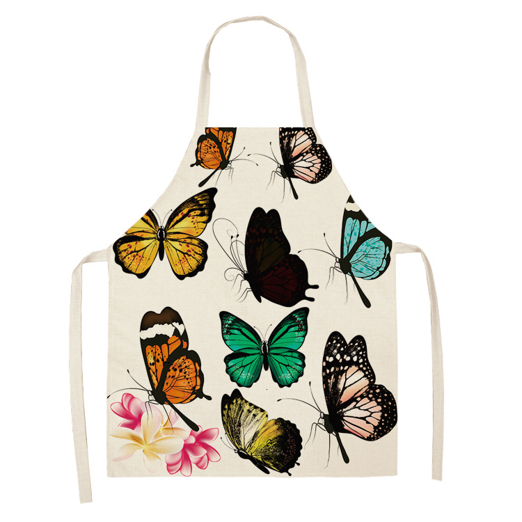 Title 2, Retro Butterfly Apron New Parent-child Apron Ho...