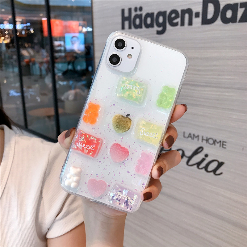 Mobile Phone Glue Candy Transparent Case - Image 4