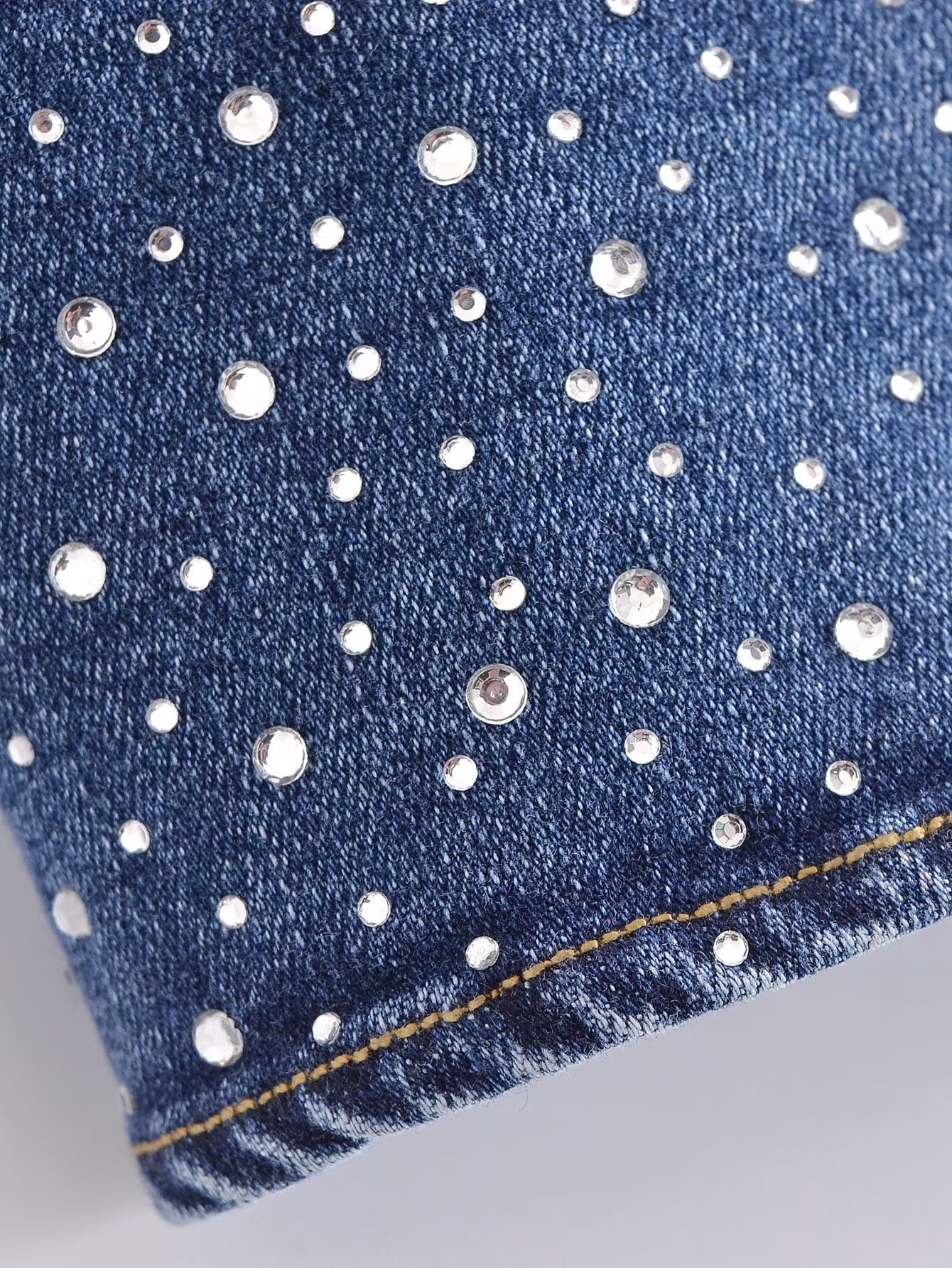 Hot Drill Elastic Wash Cowgirl Sling