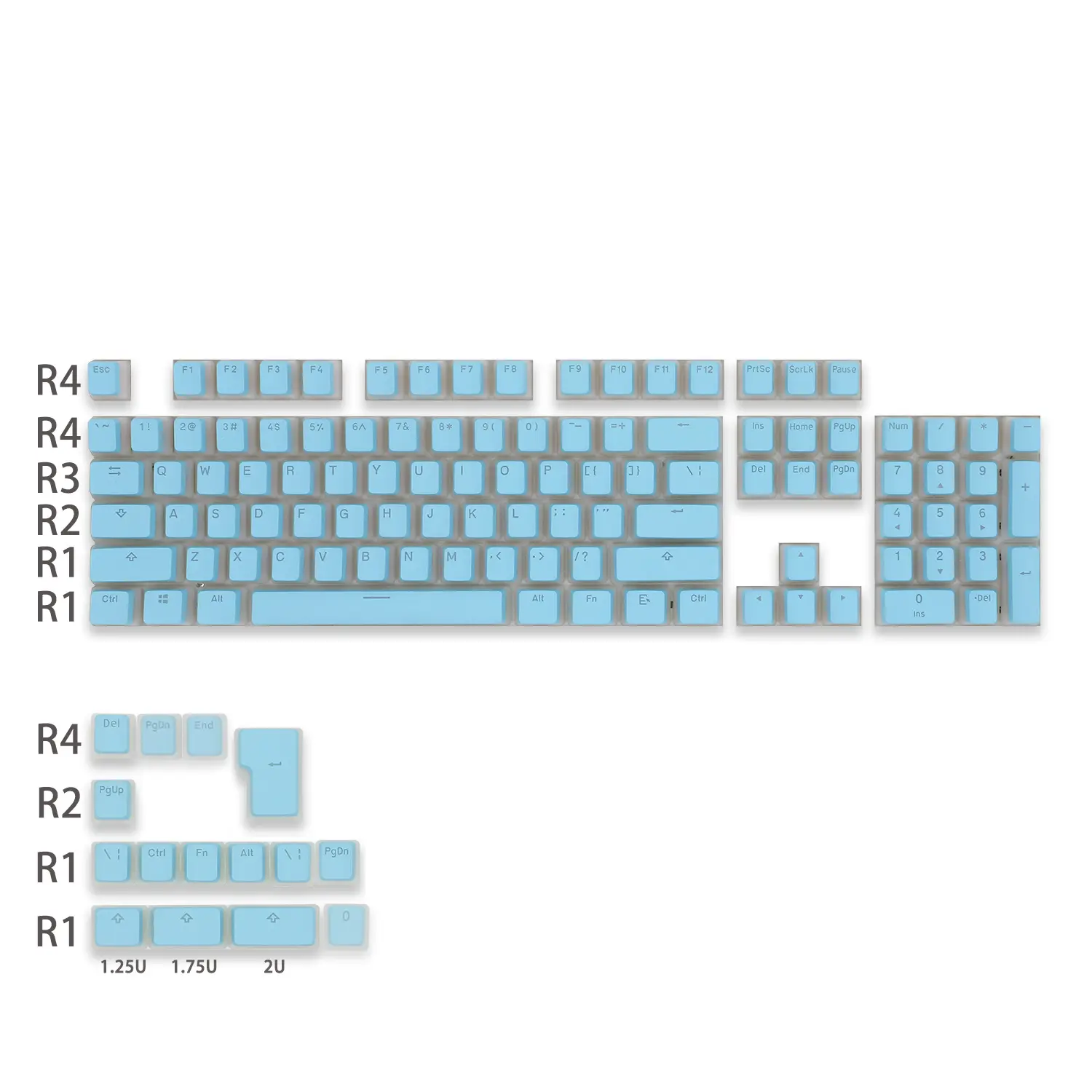 OEM Keycap Closed Character No Water Port PBT Adaptation
