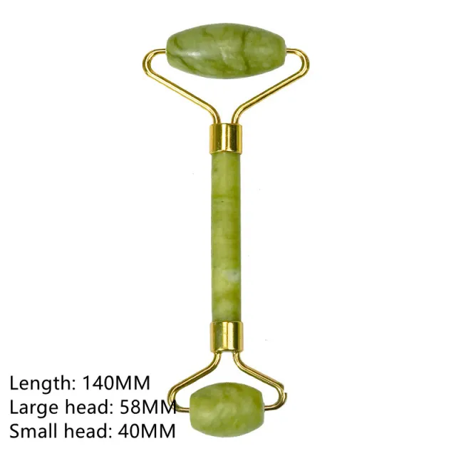 Jade Roller Physiotherapy Scraping Massage Zinc Alloy Roller - Shop at LoveMi