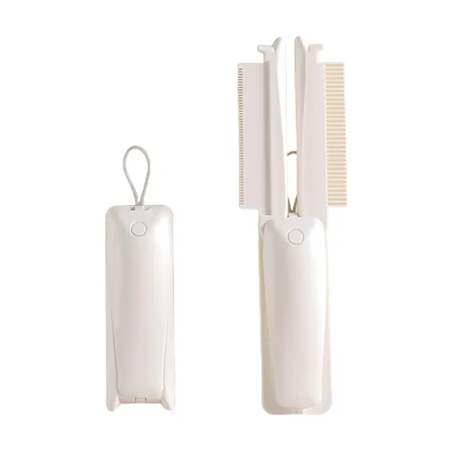 Dog Combs For Cat Comb With Rounded And Smooth Ends Teeth Professional Grooming Tool Lint Brush For Clothes White - Shop at LoveMi