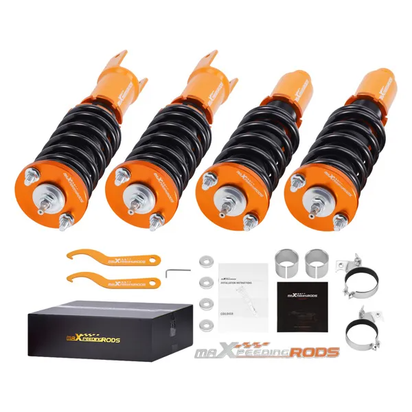 24 Way Damper Adjustable Coilover Strut Fit Civic EK EJ EM 96-00 Integra 94-01 Suspension Kit