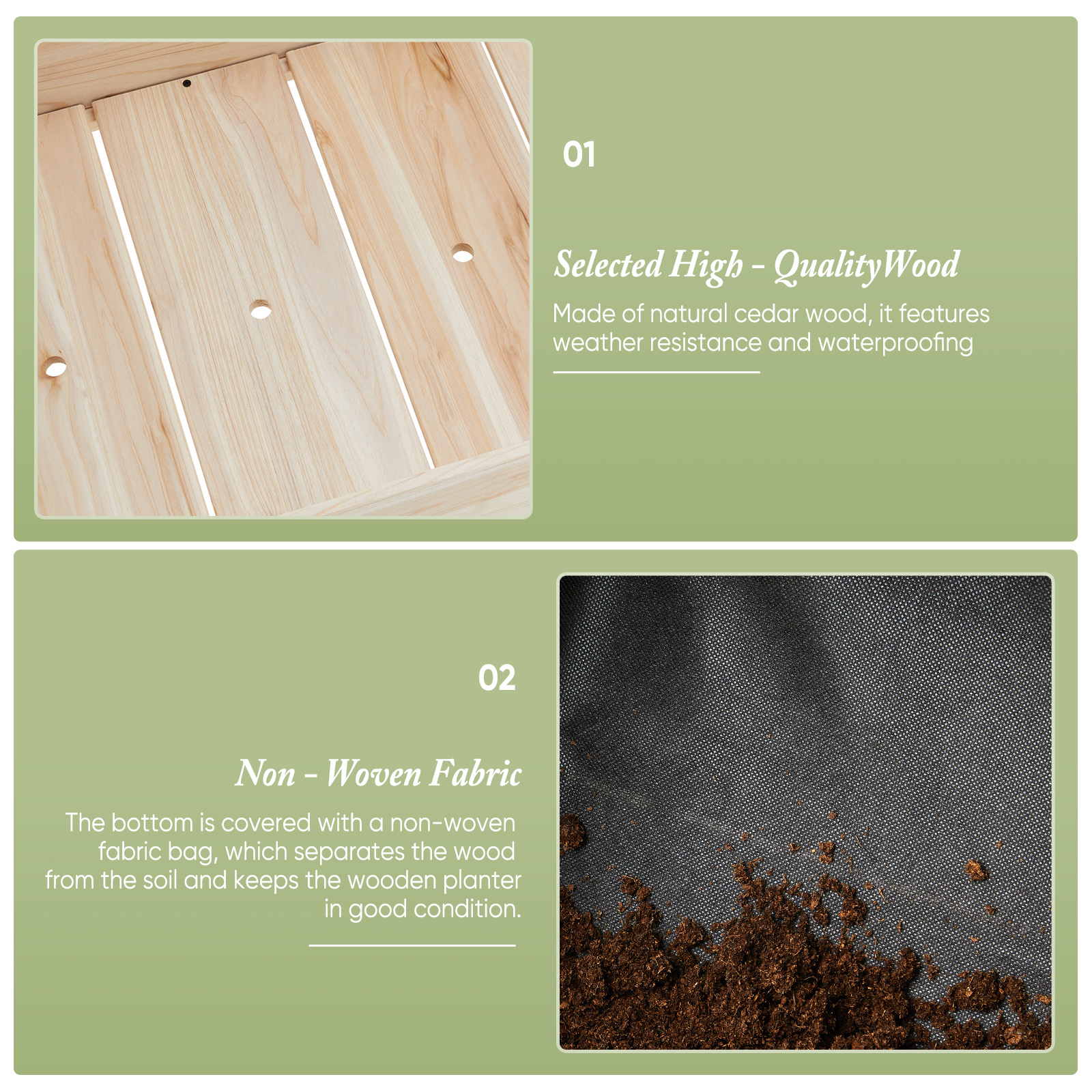 A Legged Elevated Flower Pot, An Outdoor Planting Box With Padding, Used For Growing Herbs, Flowers And Vegetables