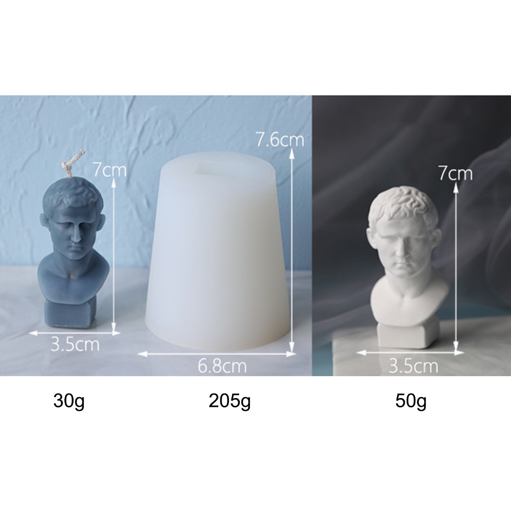 Title 1, Agrippa Gypsum Portrait Candle Mold