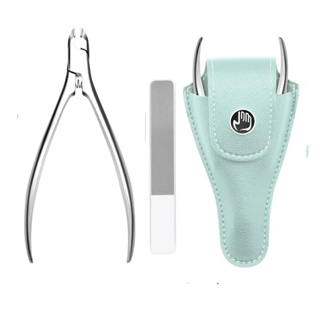 Stainless Steel Olecranon Nail Clipper Manicure Tool Dead Leather Pliers Blue Green - Shop at LoveMi