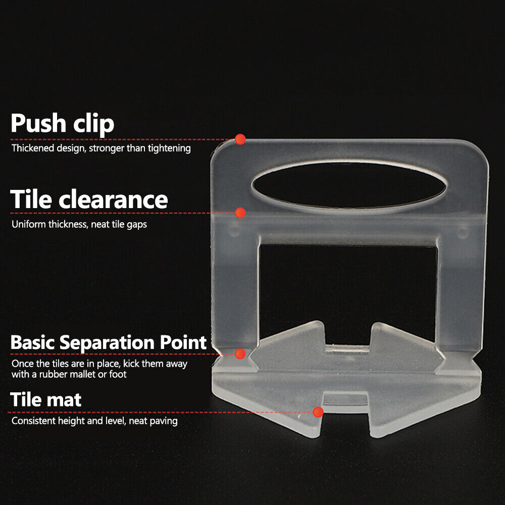 NEW 10 0 0 4000pc Tile Leveling Spacer System Tool Clips Wedges Flooring — image 10