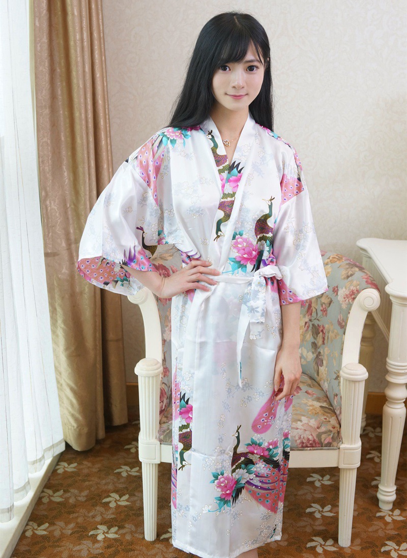 Title 17, Fashion Sexy Simulation Silk Ladies Nightgown