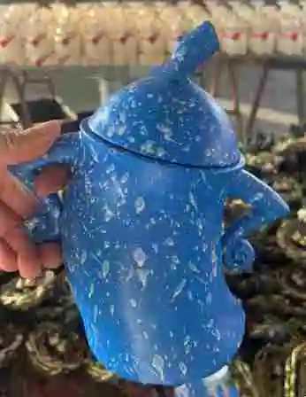 Color Jar Resin Decoration With Attitude Blue Attitude Can - Shop at LoveMi