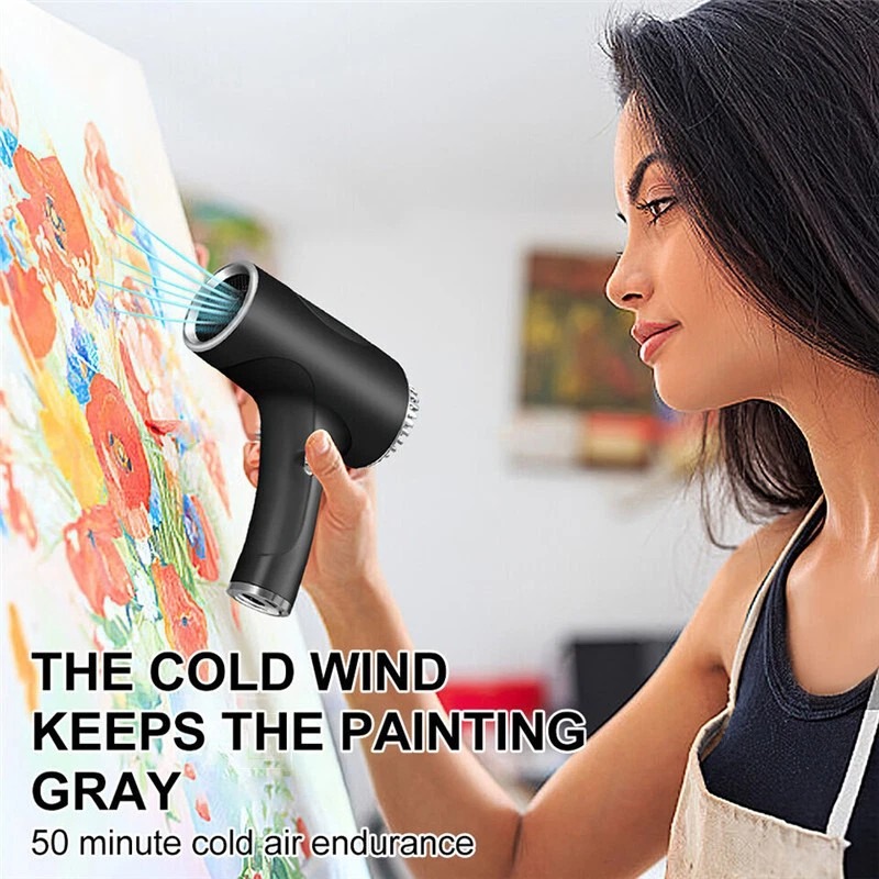 USB Cordless Hair Dryer Portable Rechargeable Styling Blower With UK Plug — image 5