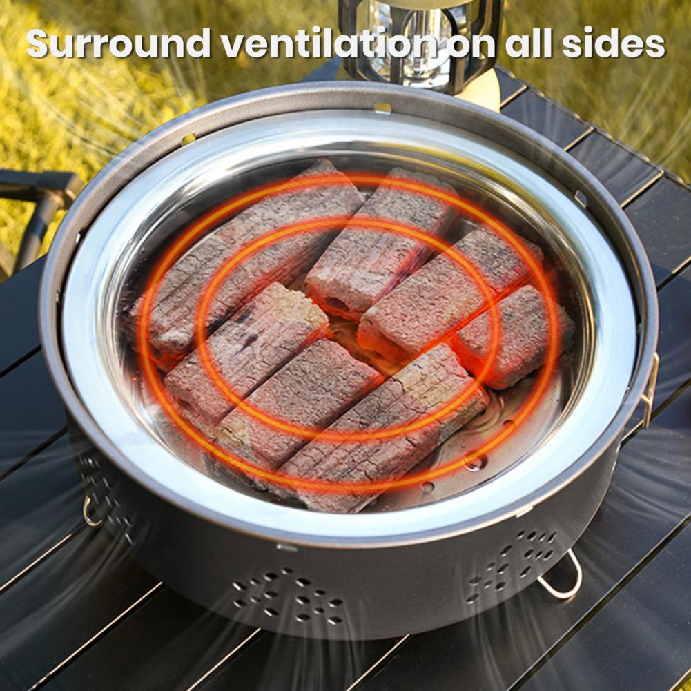 Title 7, Afneembare, deelbare grill voor camping en BBQ....