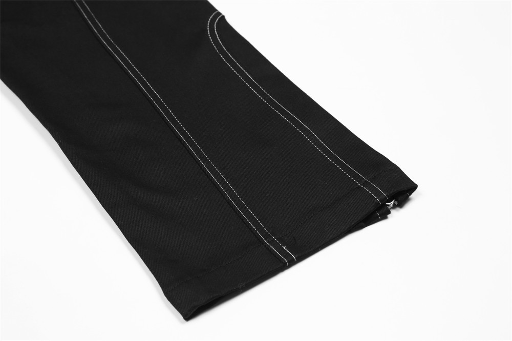 Street Fashion Brand Trousers Slit Trousers Casual Straight Pants