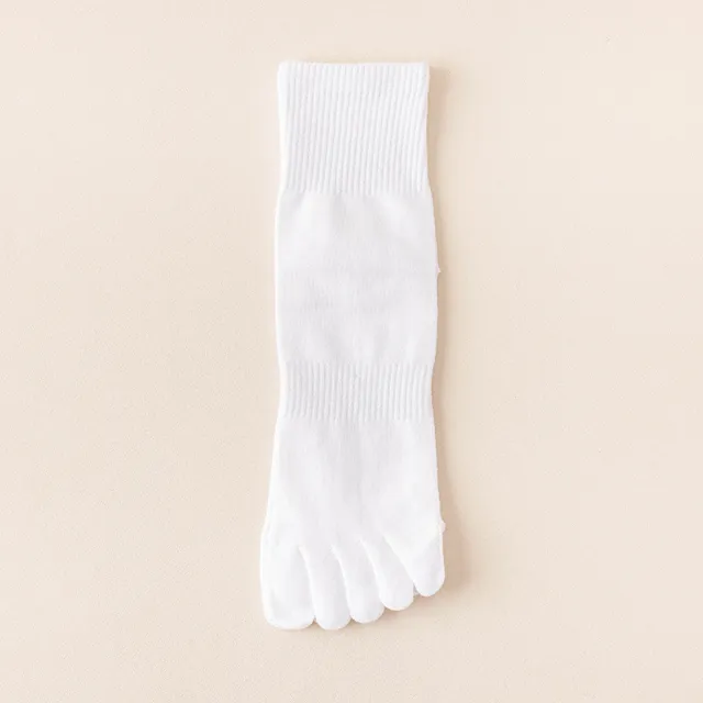 Sweat Absorbing Japanese Solid Five Toe Socks White - Shop at LoveMi