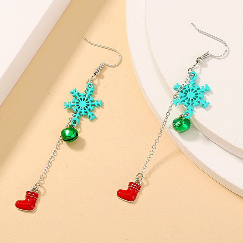 European And American Earrings Cute Little Earrings Christmas Series