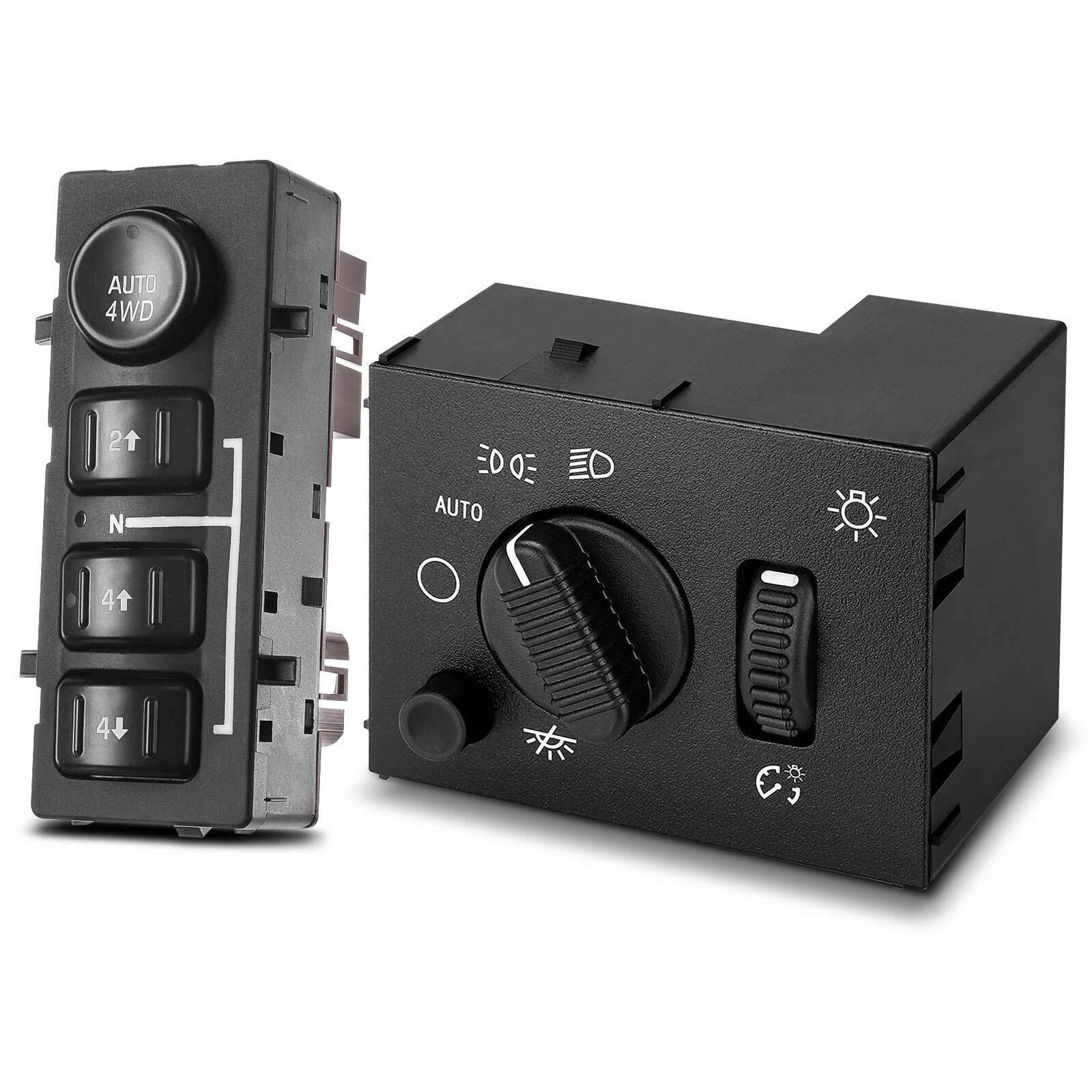 Mankee plug-and-play 4x4 AWD headlight switch for GMT800 Silverado Sierra dash installation