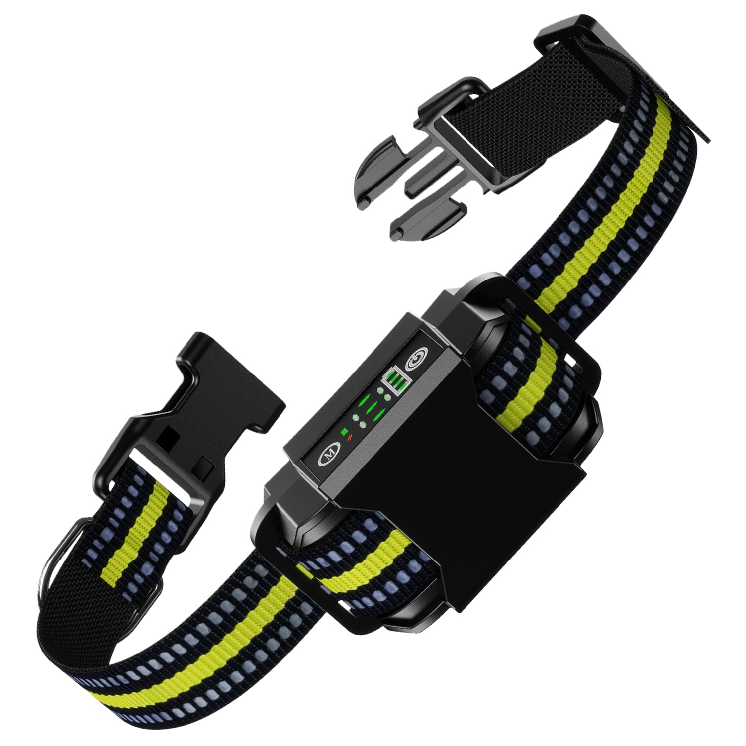 Rechargeable Waterproof Dog Bark Collar with Beep, Vibration & Static Modes – Au