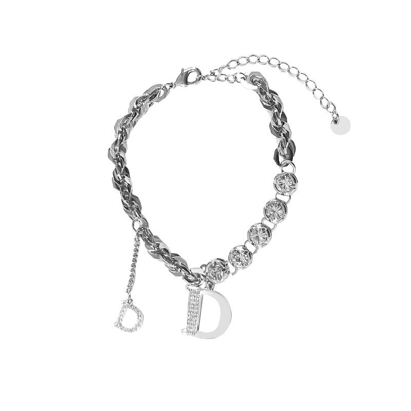 Letters Light Luxury Bracelet Small Fragrance Classic Bracelet