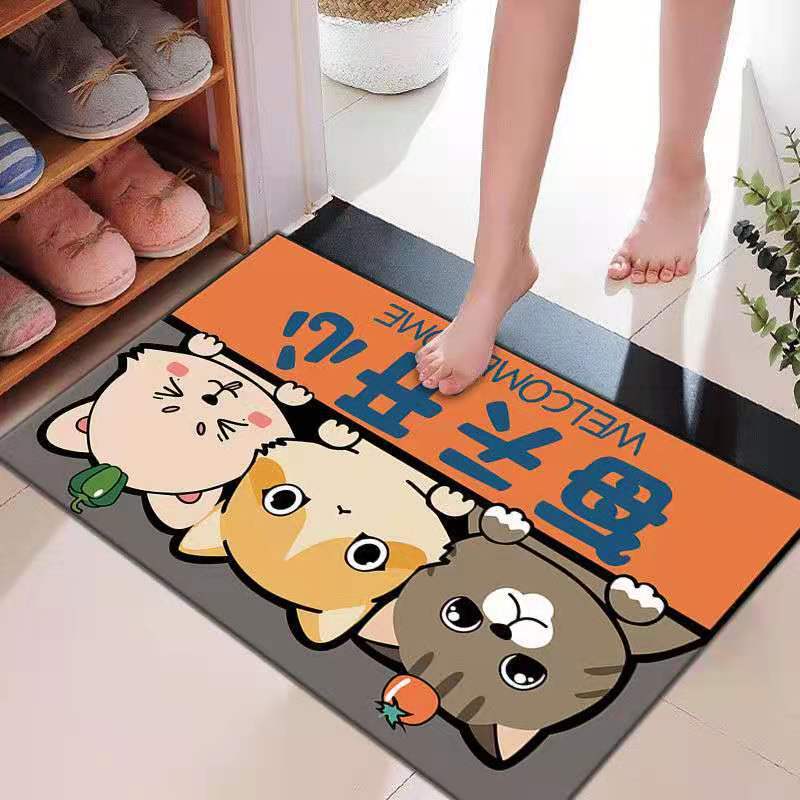 Absorbent Floor Mat Bedroom Cartoon Rug - Picture 13 of 27