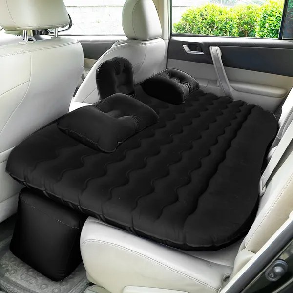 Car Air Mattress Bed Inflation Car Mattress Bed Portable Travel Camping Sleep... 2