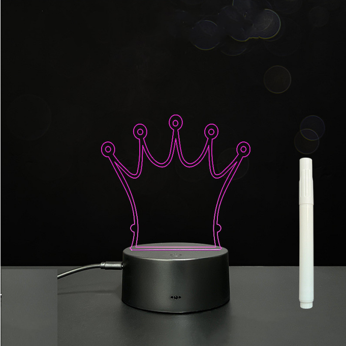 3D Acrylic Board Handwriting Message Board LED Light - Image 80