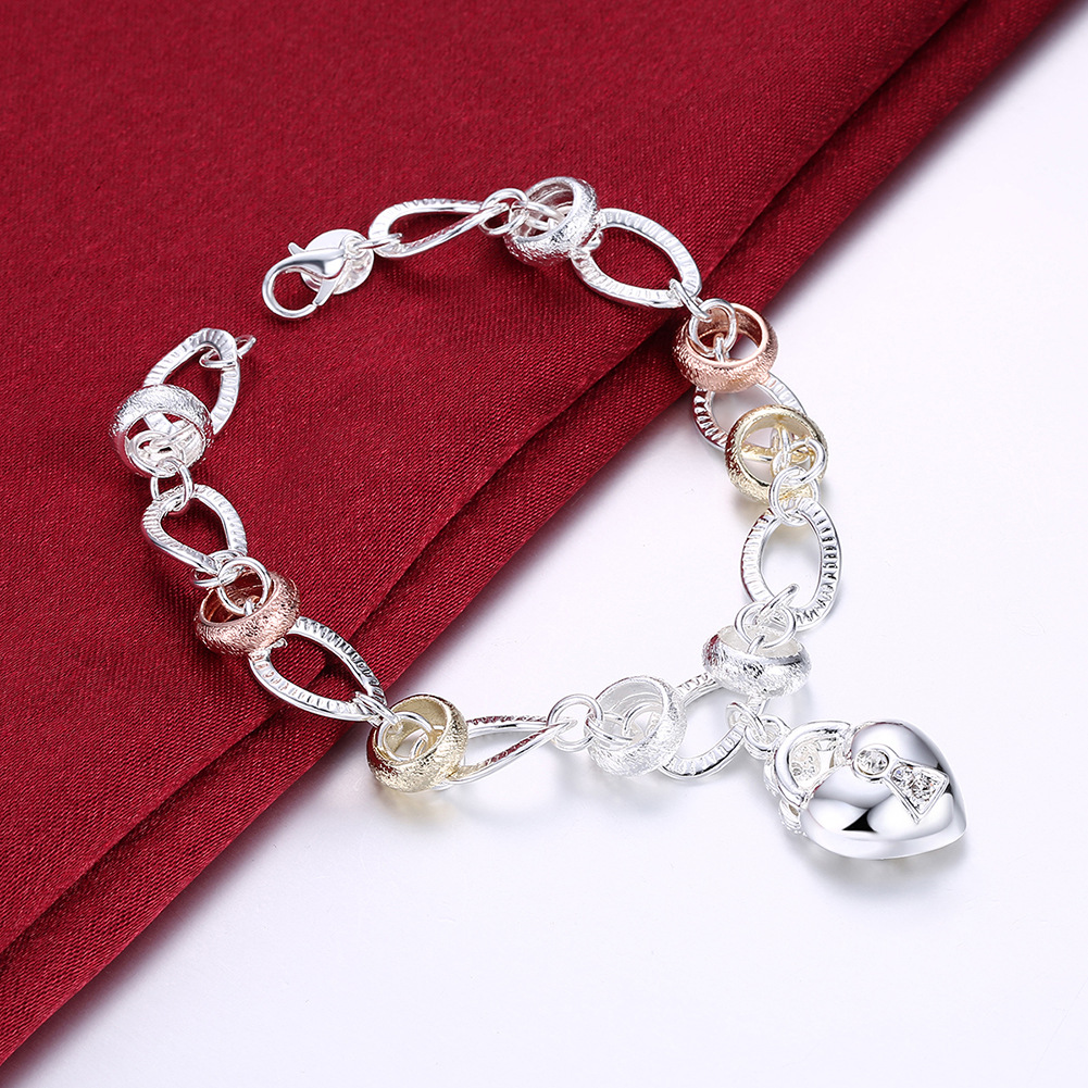 Heart Pendant Flower Bracelet New Temperament Bracelet
