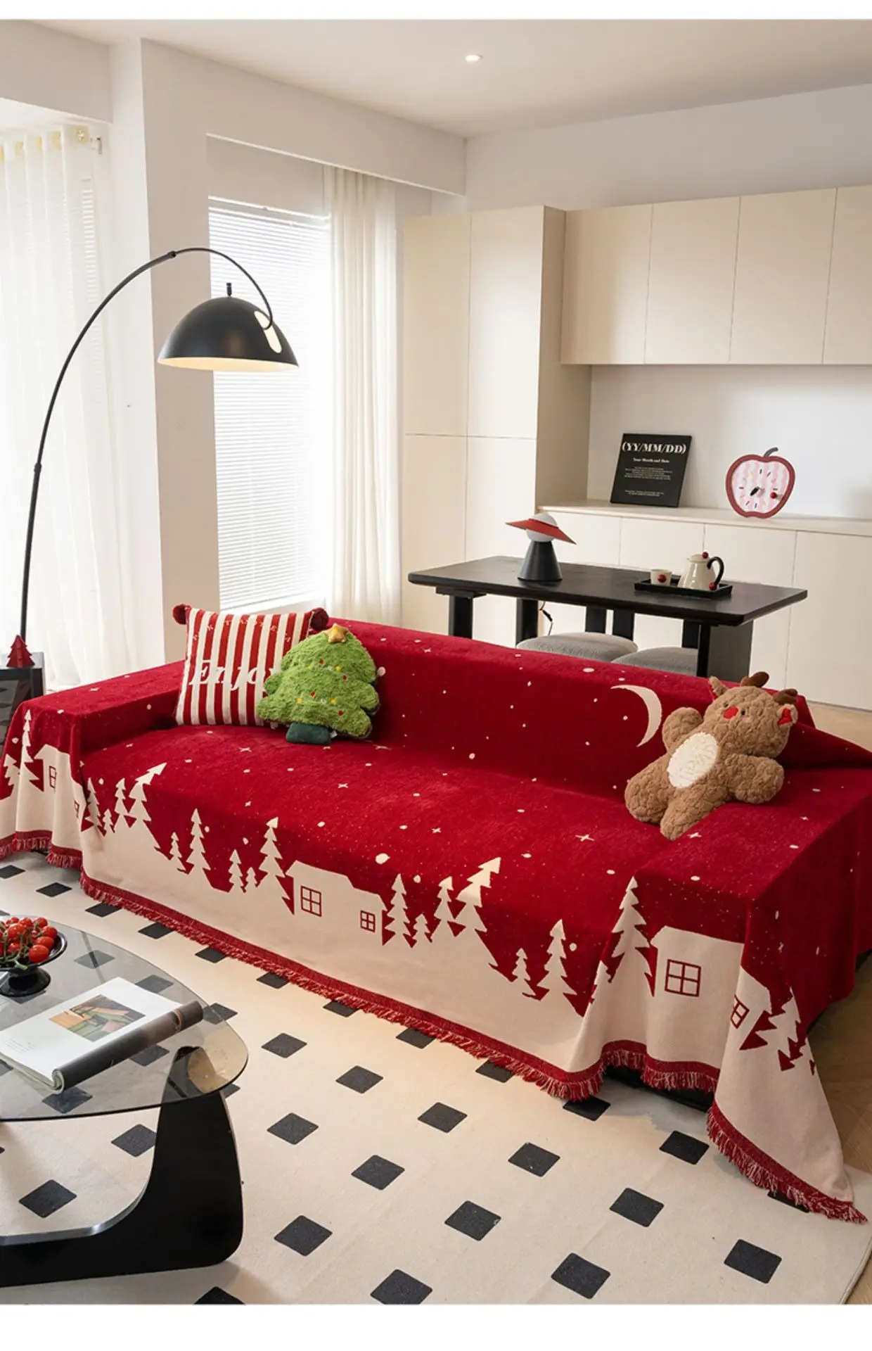 New Year & Christmas Sofa Cover