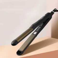 Adjustable Temperature Multi Sided Heating, Straightening And Curly Hair Straightener - Photo Colour - View 1