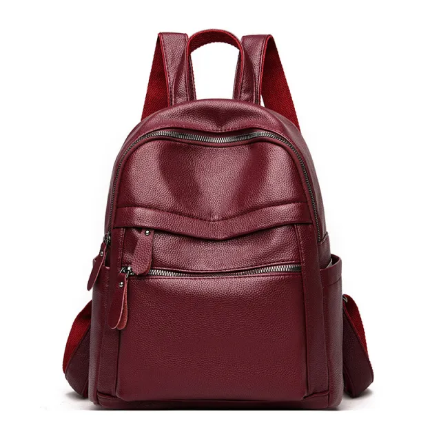 New Style Large capacity Casual Female Bag Fashion Korean School Bag Red - Shop at LoveMi