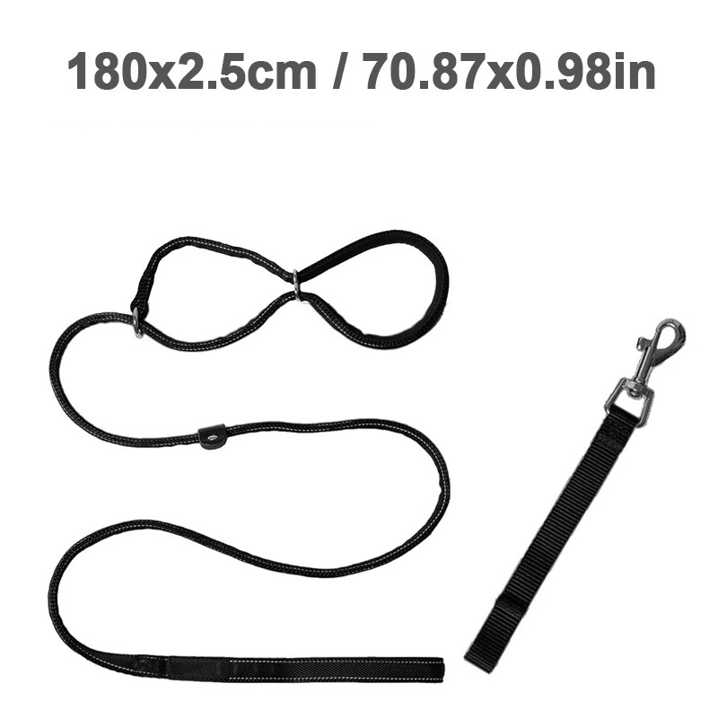 Figure Of 8 Dog Lead With Soft Comfy Padded Loop Handle And Nose Pads — image 8