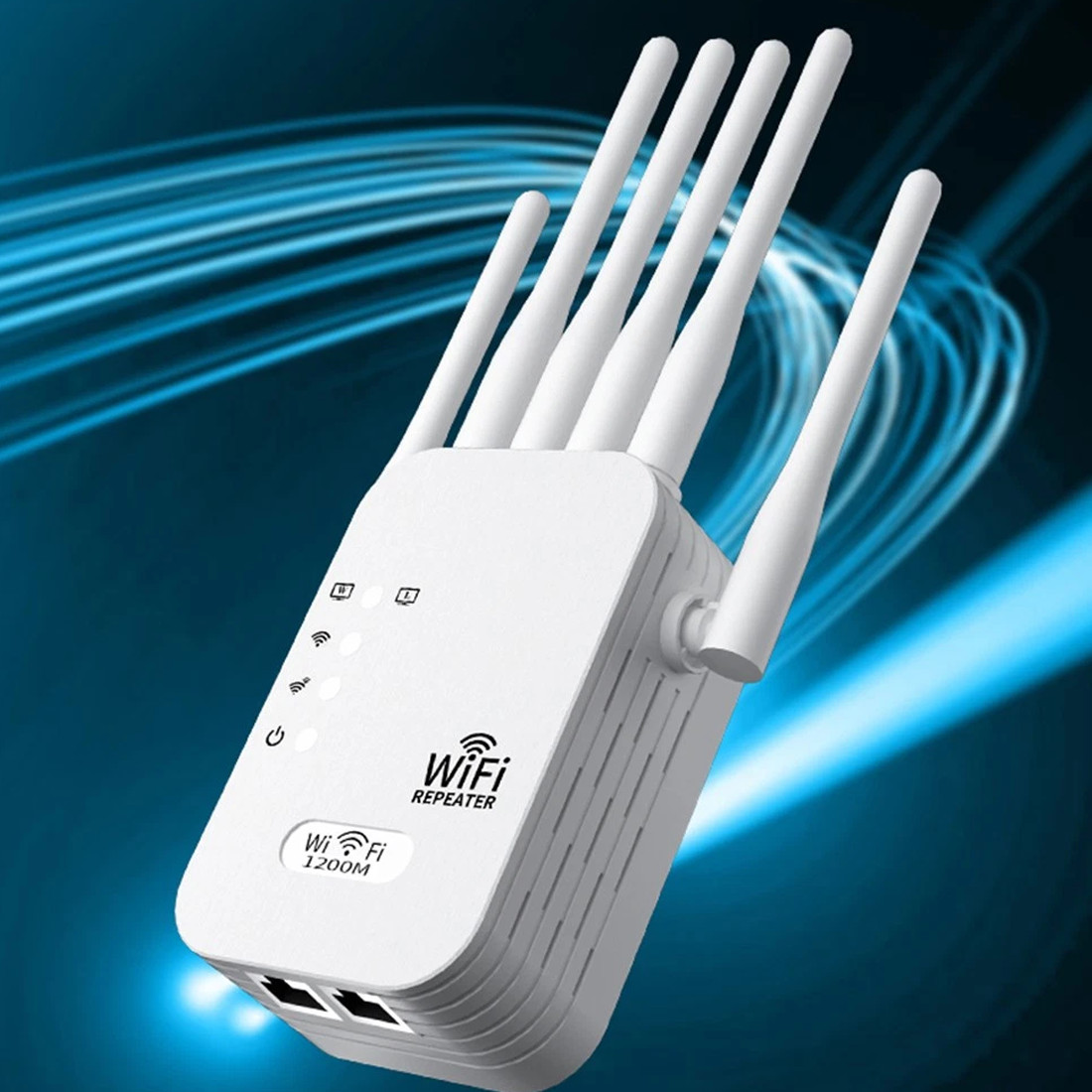 Dual-band Signal Booster Amplifier 1200M Gigabit Wireless Repeater