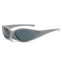 Dark Grey Frame Grey Flakes