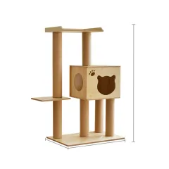 Cat Crawl Nest Scratching Board Tree Supplies Pet Toy Space Capsule - Style3 - View 1