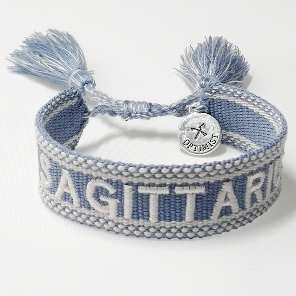 English Alphabet Embroidery European And American Bracelet