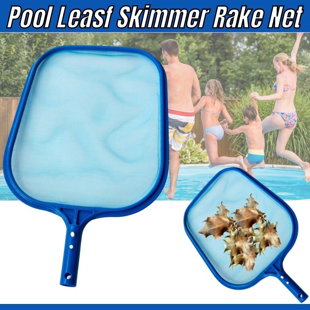 Leaf skimmer rake net pool spa cleaner ideal for removing leaves and debris in in-ground pool spa and inflatable above ground pools by KTATMARKETING. Product description: scoops out leaves, debris, pollen from pool, spa, fountain, pond, hot tub. Convenien