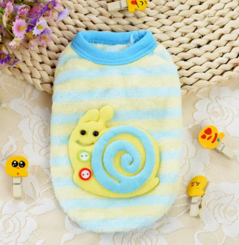 Teddy Puppy Clothes Mini Dress - Snails