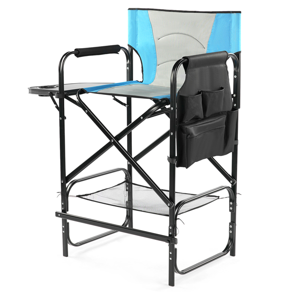 31inch Tall Directors Chair With Footrest, 4Portable Bar Height Folding Camping... 4