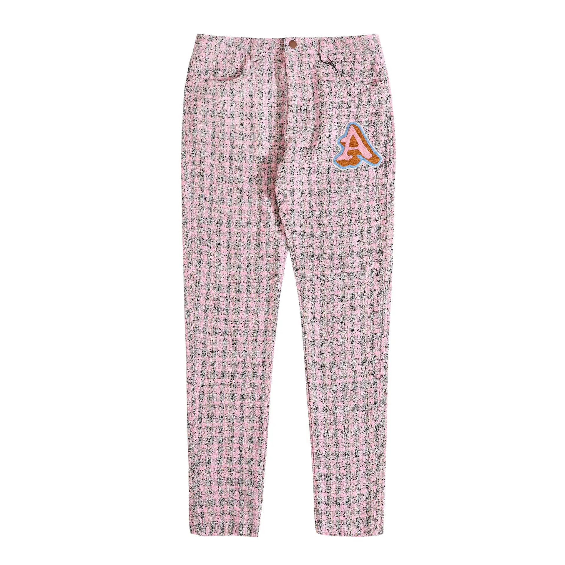 Embroidered Men And Women Long Slacks