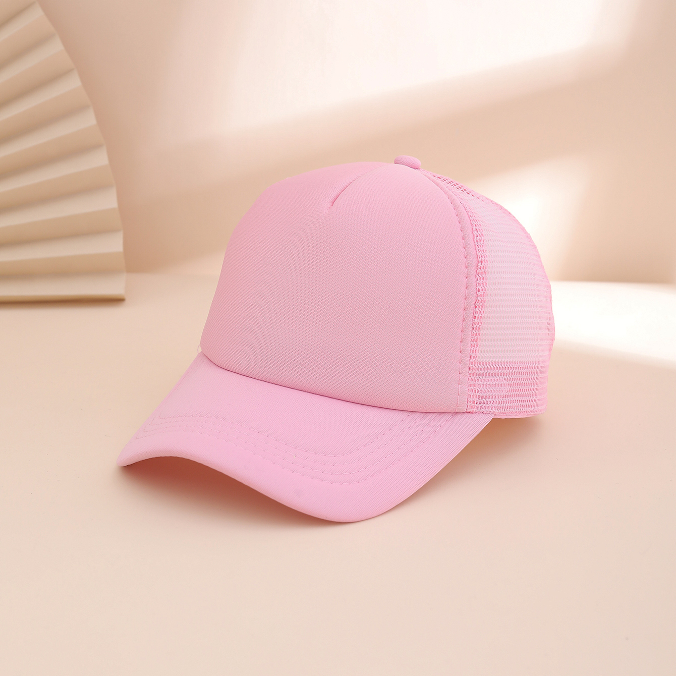 Breathable Mesh Baseball Cap Adjustable Sun Hat, Stylish Lightweight Design For Outdoor Activities & Summer Wear