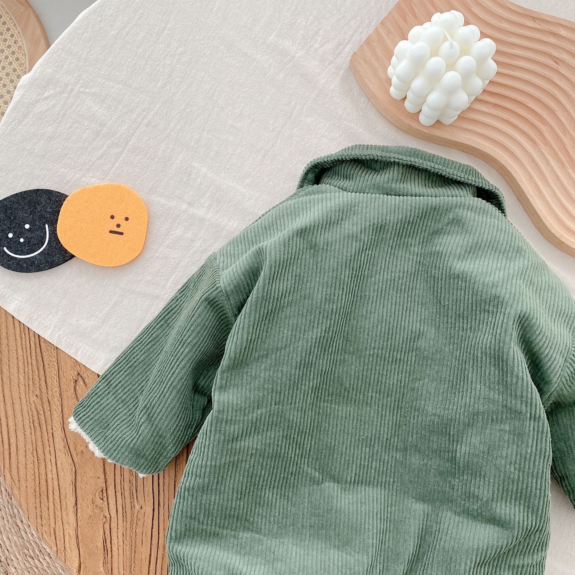 Fashion Personality Baby Corduroy One-piece Suit
