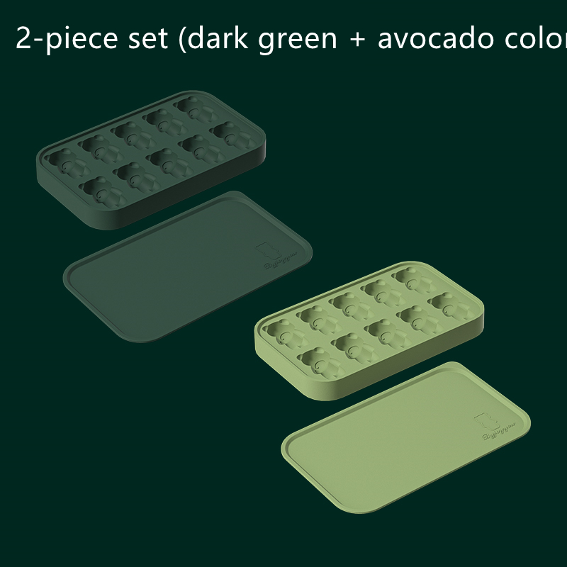 Dark green and avocado color