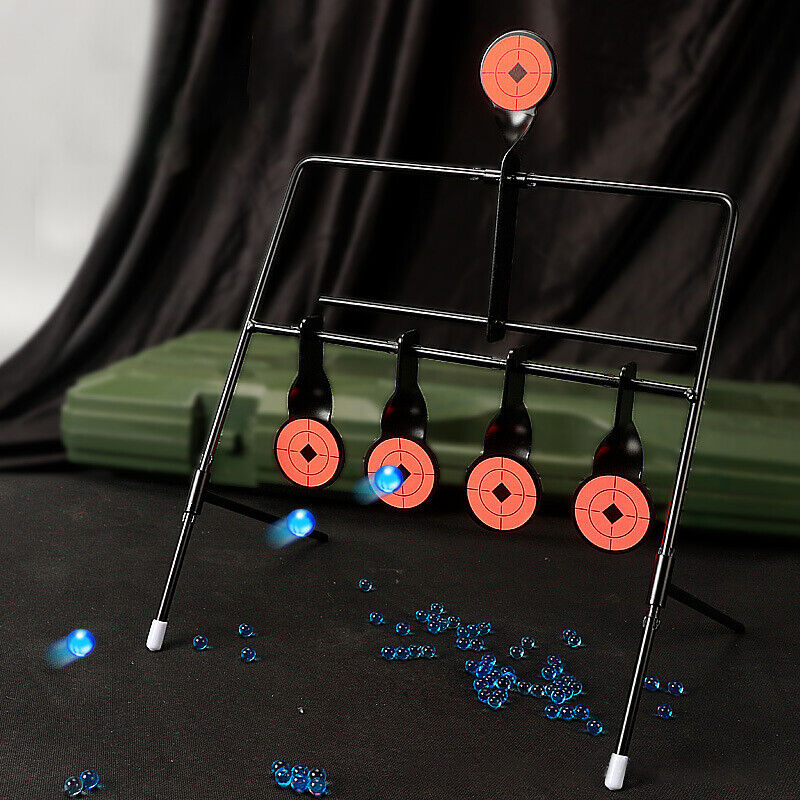 5x Targets Self Resetting Spinning Air Gun Rifle Shooting Metal Swing Target Set — image 10